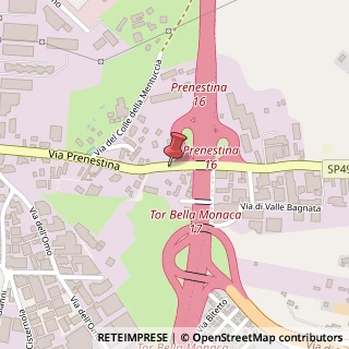 Mappa Via Prenestina, 1080, 00155 Roma, Roma (Lazio)