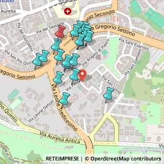 Mappa Via Giuseppe Pecci, 00165 Roma RM, Italia (0.234)