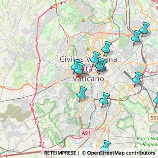 Mappa Via Giuseppe Pecci, 00165 Roma RM, Italia (4.59692)