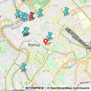 Mappa Via del Cardello, 00184 Roma RM, Italia (1.40583)