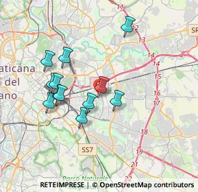 Mappa Piazza Sabaudia, 00171 Roma RM, Italia (3.41917)