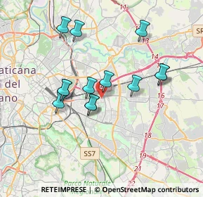 Mappa Piazza Sabaudia, 00171 Roma RM, Italia (3.38385)