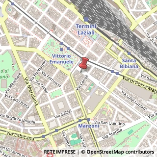 Mappa Via Conte Verde, 17, 00185 Roma, Roma (Lazio)