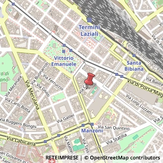 Mappa Via Cairoli, 33, 00185 Roma, Roma (Lazio)