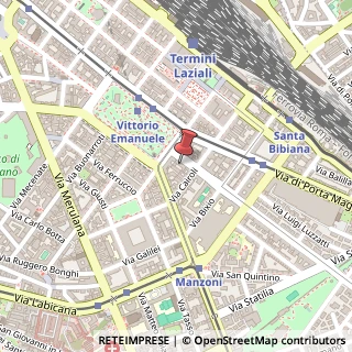 Mappa Via Conte Verde, 15, 00185 Roma, Roma (Lazio)