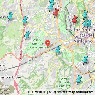 Mappa Via Michele Pironti, 00165 Roma RM, Italia (3.48462)