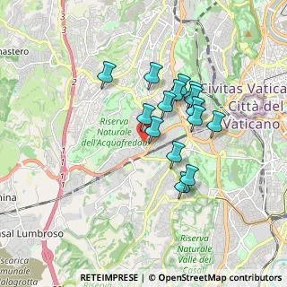 Mappa Via Michele Pironti, 00165 Roma RM, Italia (1.50533)