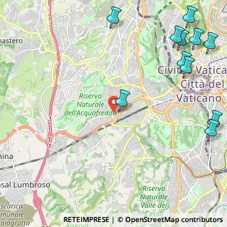 Mappa Via Michele Pironti, 00165 Roma RM, Italia (3.43909)