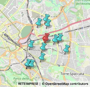 Mappa Largo Telese, 00177 Roma RM, Italia (1.66462)