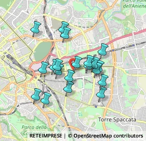 Mappa Largo Telese, 00177 Roma RM, Italia (1.554)