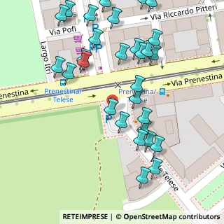 Mappa Largo Telese, 00177 Roma RM, Italia (0.08276)