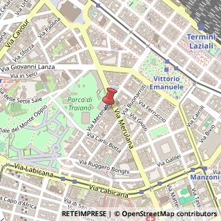 Mappa Via Mecenate, 21, 00184 Roma, Roma (Lazio)