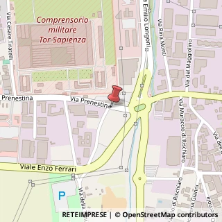 Mappa Via Prenestina, 944, 00155 Roma, Roma (Lazio)