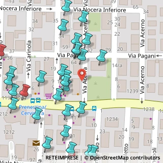 Mappa Via Rocca D'Evandro, 00132 Roma RM, Italia (0.07333)
