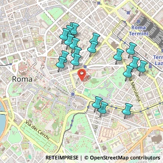 Mappa Via Eudossiana, 00184 Roma RM, Italia (0.526)