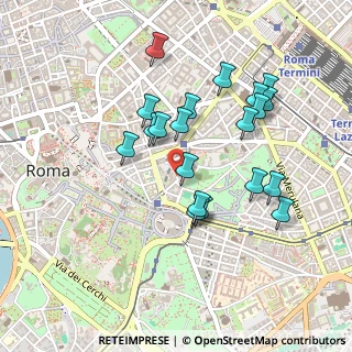 Mappa Via Eudossiana, 00184 Roma RM, Italia (0.455)