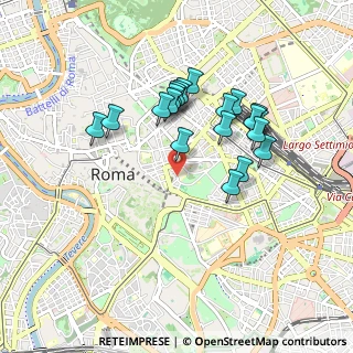 Mappa Via Eudossiana, 00184 Roma RM, Italia (0.855)