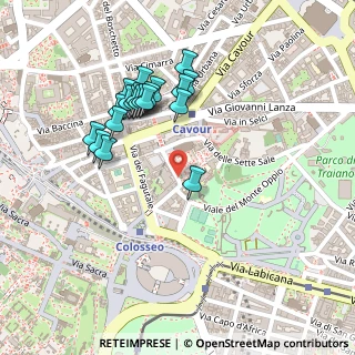 Mappa Via Eudossiana, 00184 Roma RM, Italia (0.236)