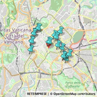 Mappa Via Eudossiana, 00184 Roma RM, Italia (1.43722)