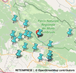 Mappa Via Cesarea, 00020 Jenne RM, Italia (8.474)