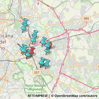 Mappa Togliatti, 00171 Roma RM, Italia (3.76533)
