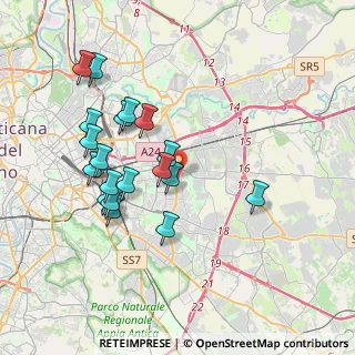 Mappa Togliatti, 00171 Roma RM, Italia (3.85105)