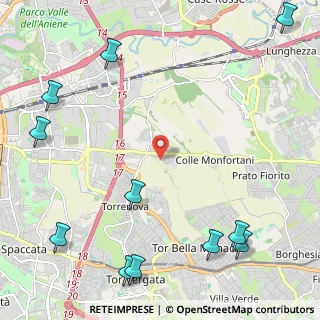 Mappa Via Airola, 00132 Roma RM, Italia (3.48636)