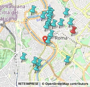 Mappa Ponte Garibaldi, 00153 Roma RM, Italia (1.029)