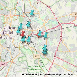 Mappa Marcianise, 00177 Roma RM, Italia (3.64923)