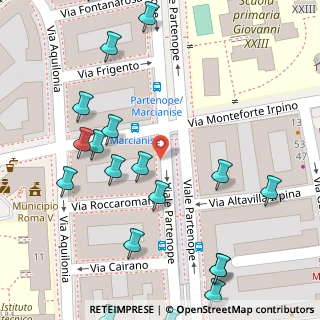 Mappa Marcianise, 00177 Roma RM, Italia (0.0975)