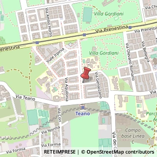 Mappa Via Altavilla Irpina, 8, 00177 Roma, Roma (Lazio)
