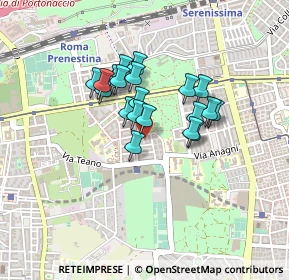 Mappa Via Altavilla Irpina, 00177 Roma RM, Italia (0.3305)