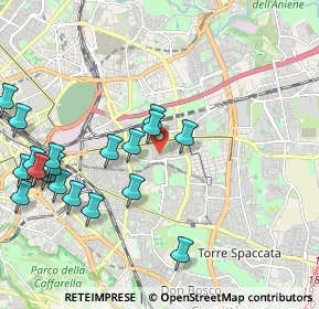 Mappa Via Monteforte Irpino, 00177 Roma RM, Italia (2.5955)