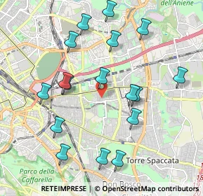 Mappa Via Monteforte Irpino, 00177 Roma RM, Italia (2.21824)