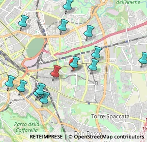 Mappa Via Monteforte Irpino, 00177 Roma RM, Italia (2.38429)