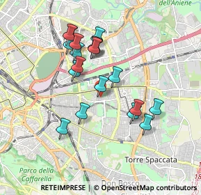 Mappa Via Altavilla Irpina, 00177 Roma RM, Italia (1.74105)