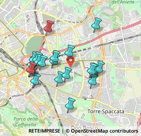 Mappa Via Altavilla Irpina, 00177 Roma RM, Italia (1.8155)