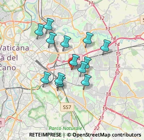 Mappa Via Monteforte Irpino, 00177 Roma RM, Italia (2.90462)