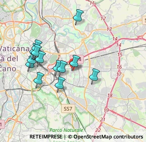 Mappa Via Monteforte Irpino, 00177 Roma RM, Italia (3.63462)