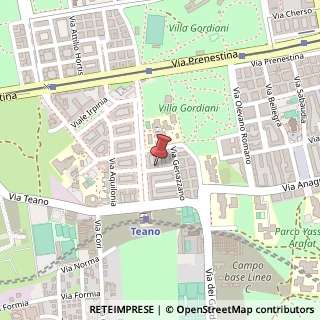 Mappa Via Altavilla Irpina, 17, 00177 Roma, Roma (Lazio)