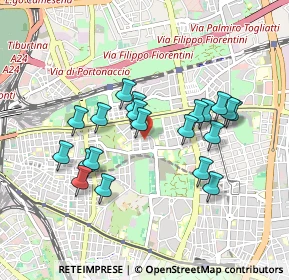 Mappa Via Altavilla Irpina, 00177 Roma RM, Italia (0.8635)