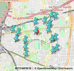 Mappa Via Monteforte Irpino, 00177 Roma RM, Italia (0.993)