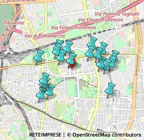 Mappa Via Altavilla Irpina, 00177 Roma RM, Italia (0.7875)