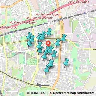 Mappa Via Emilio Chiovenda, 00171 Roma RM, Italia (0.7195)
