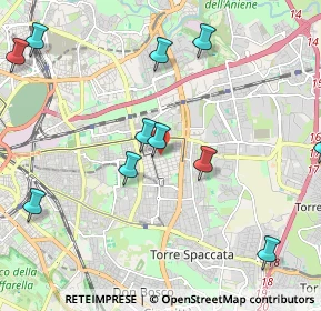Mappa Via Emilio Chiovenda, 00171 Roma RM, Italia (2.57091)