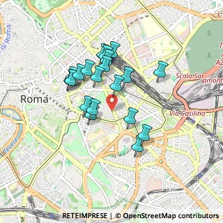 Mappa Via Guicciardini, 00184 Roma RM, Italia (0.785)