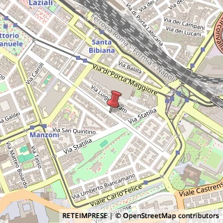 Mappa Via di S. Croce in Gerusalemme, 63, 00185 Roma, Roma (Lazio)