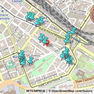 Mappa Via di S. Croce in Gerusalemme, 00181 Roma RM, Italia (0.292)