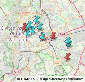 Mappa Via di S. Croce in Gerusalemme, 00181 Roma RM, Italia (3.36417)