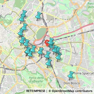 Mappa Via Raimondi Antonio, 00176 Roma RM, Italia (2.0605)